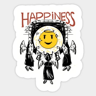 Happiness Worship Sticker